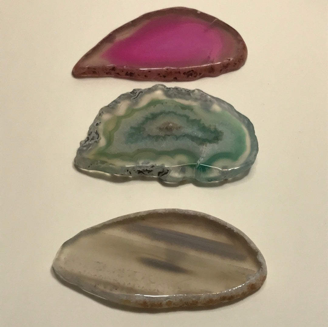 Bag of 3 Assorted Crystal Slices