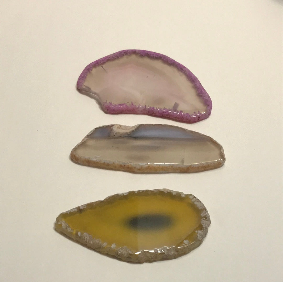 Bag of 3 Assorted Crystal Slices