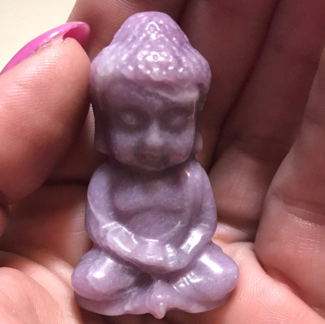 Amethyst Buddha Carving