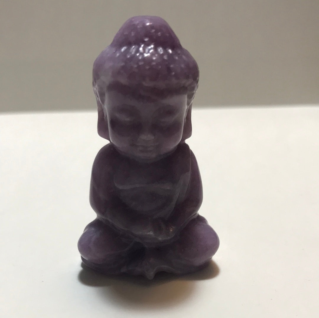 Amethyst Buddha Carving