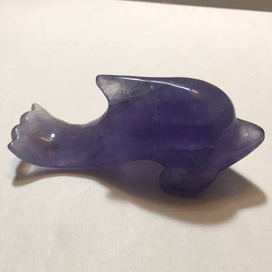 Purple Fluorite Dolphin