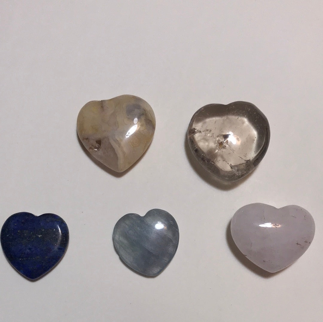 Bag of 5 Assorted Mini Hearts