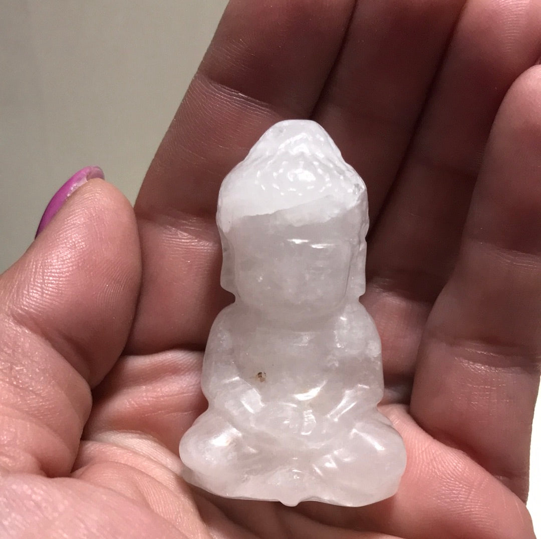 Milky Quartz Buddha