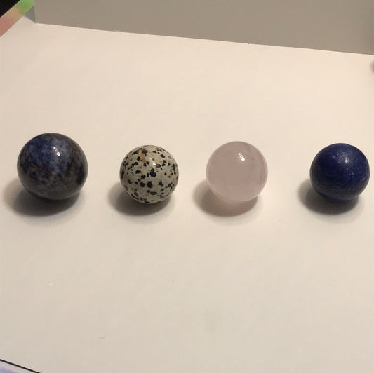 Bag of 4 Assorted Mini Spheres