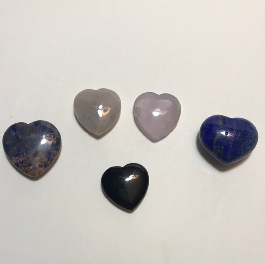Bag of 5 Assorted Mini Hearts