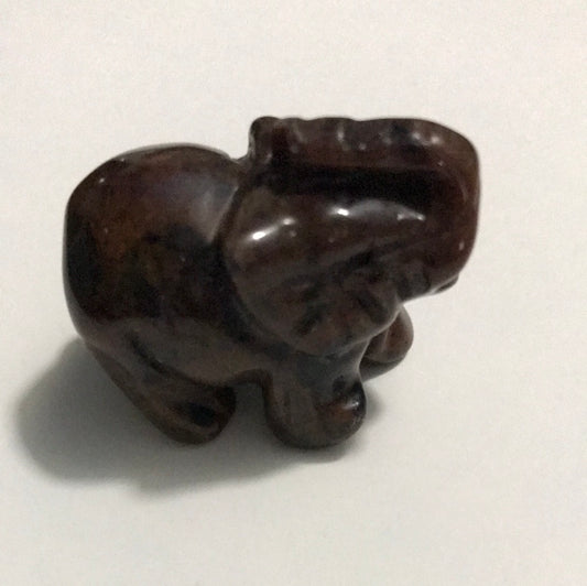 Mahogany Obsidian Mini Elephant
